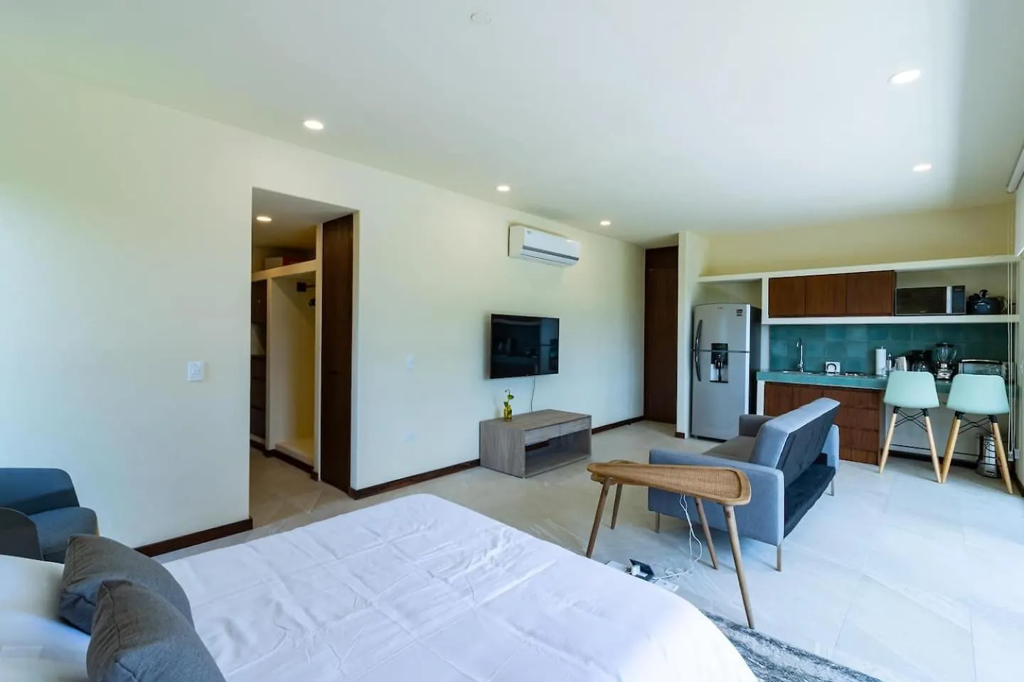 Pool View Loft Steps From The Ocean In Punta Cocos - C101 Hotel Isla Holbox Mexico